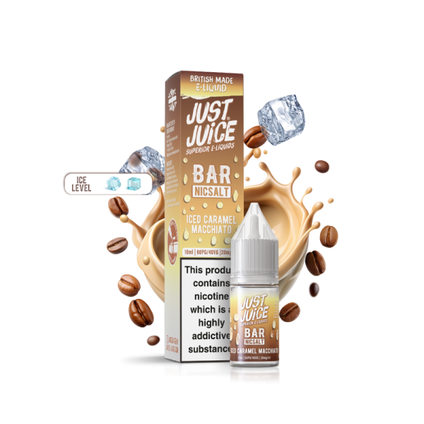 ICE CARAMEL MACCHIATO 20mg 10ml BAR Just Juice