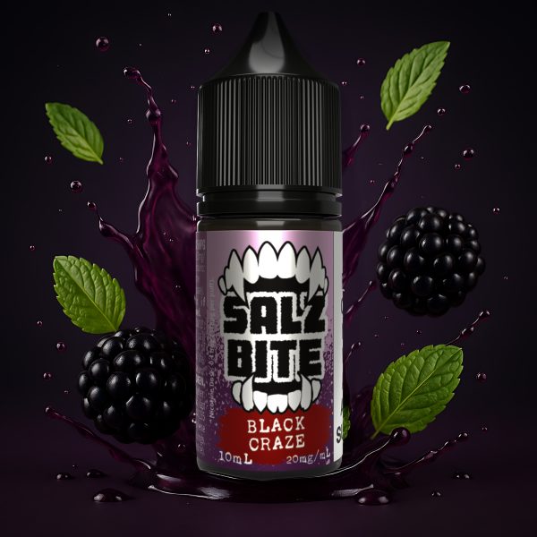 BLACK CRAZE 10ml SALZ BITE ( 10pcs bottle pack )
